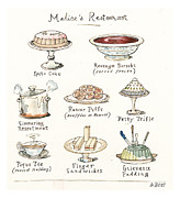 Discomfort Foods Painting by Barry Blitt
