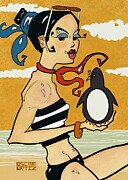 The Audition Painting by Oscar Ortiz