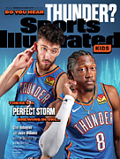 Do You Hear Thunder? Oklahoma City Thunder Chet Holmgren and Jalen Williams Cover Photograph by Sports Illustrated
