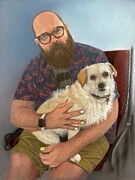 Dolly Barkin Drawing by Marlene Little