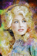 Dolly Parton Watercolor Painting by Dan Sproul