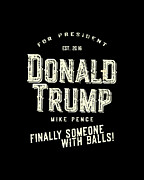 Donald Trump Mike Pence 2016 Retro Digital Art by Flippin Sweet Gear