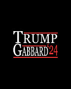 Donald Trump Tulsi Gabbard 2024 Digital Art by Flippin Sweet Gear