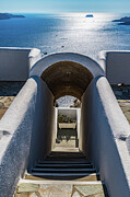 Doorways Santorini Greece Photograph by Tommy Farnsworth