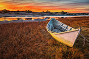 Dory On The Marsh Photograph by Jeff Sinon