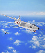 Douglas A-3 Skywarrior Painting by Steve Ferguson