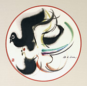 Doves Painting by Han Meilin