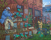 Dovetail Digital Art by EvanArt - Evan Miller