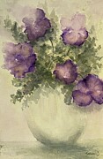 Dreamy Bouquet Painting by Judy Strickland