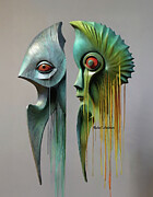 Dual Perspectives Ai Art by Rafael Salazar