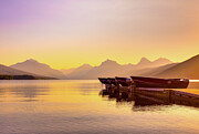 Early Morning on Lake McDonald - Glacier National Park Photograph by Adam Mateo Fierro