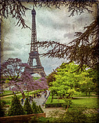 Vintage Eiffel Tower Photograph by Steven Dos Remedios