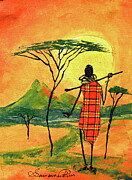Elder Painting by Sarah Shiundu