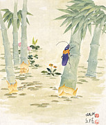 Elderberry Longhorn Painting by Yan Bingwu and Yang Wenqing