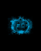 Electric Pumpkin Digital Art by Flippin Sweet Gear