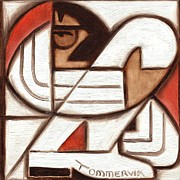 Elvis Wall Art - Elvis Cubism Art Print Painting by Tommervik
