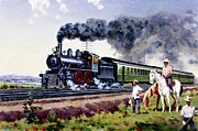 Empire State Express Painting by Ivan Sushchenko