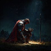 Every Crown Bows Before The True King Ai Art by Gian Smith