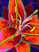 Exotic Bloom At River Farm Painting by Rod Whyte