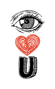 Eye Love You Digital Art by Flippin Sweet Gear