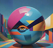 Eye of the Sphere Digital Art by Rafael Salazar