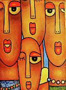 Faces Painting by Elisha Ongere