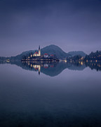 Fading Night at Lake Bled Photograph by Charnwood Photography Fine Art
