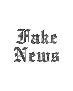 Fake News Retro Digital Art by Flippin Sweet Gear