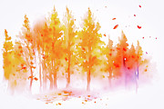 Fall Impression Digital Art by Ursula Abresch