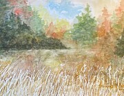 Fall Painting by Judy Strickland