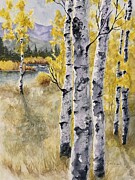 Fall Leaves Painting by Judy Strickland