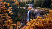 Fall Waterfall Photograph by Al Poullis