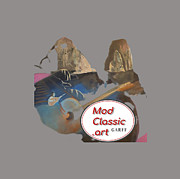 Faraglioni Serenade ModClassic Art Style Painting by Enrico Garff