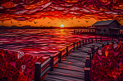 Fiery Nights Digital Art by Paul Charles