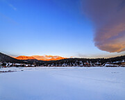 Fire and Ice at Evergreen Lake Photograph by Robert Niemeier