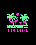 Florida Flamingos Digital Art by Flippin Sweet Gear