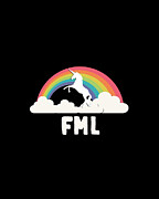 FML Fuck My Life T Shirt Digital Art by Flippin Sweet Gear