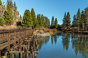 Foot Bridge Photograph by Michael DeGrenier
