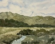 Foothills Painting by Judy Strickland