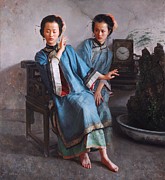 Frail banboo/ Wen Zhu Painting by MingYue Wang