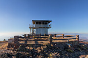 Fredonyer Peak Lookout - Top of the world in Lassen County Calif Photograph by Mike Lee