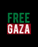 Free Gaza Palestine Digital Art by Flippin Sweet Gear