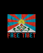 Free Tibet Digital Art by Flippin Sweet Gear