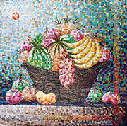 Fruit Basket 2 Tapestry by Paul Gbolade Omidiran - Prints Site