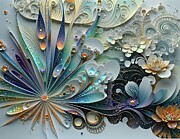 Garden Source Point Digital Art by Eris And AI