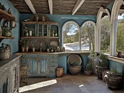 Garden Utility Room Digital Art by Eris And AI