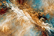 Genesis 28 12. Heaven's Gate. Abstract Christian Wall Art Painting by Mark Lawrence