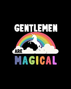 Gentlemen Are Magical Digital Art by Flippin Sweet Gear