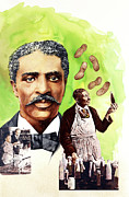The 1910s - George Washington Carver Painting by Paul and Chris Calle