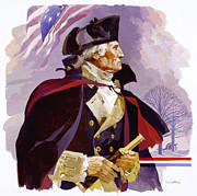 George Washington Painting by John Swatsley